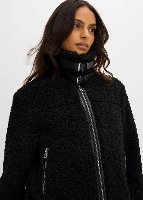 Jacka i teddyfleece, bonprix