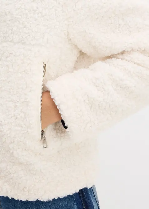 Jacka i teddyfleece, bonprix