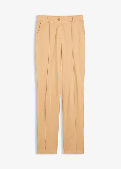 Jerseybyxa med bomull och stråveck, bonprix