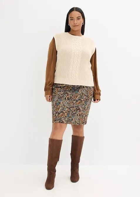 Slipover i bomullsblandning, bonprix