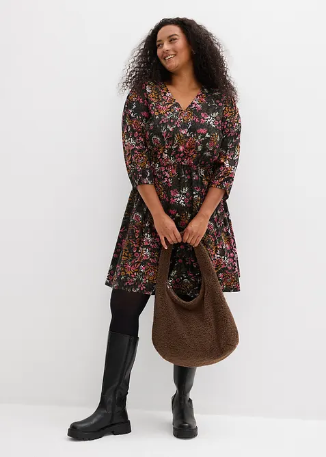 Tunikaklänning i mjuk viskos, bonprix