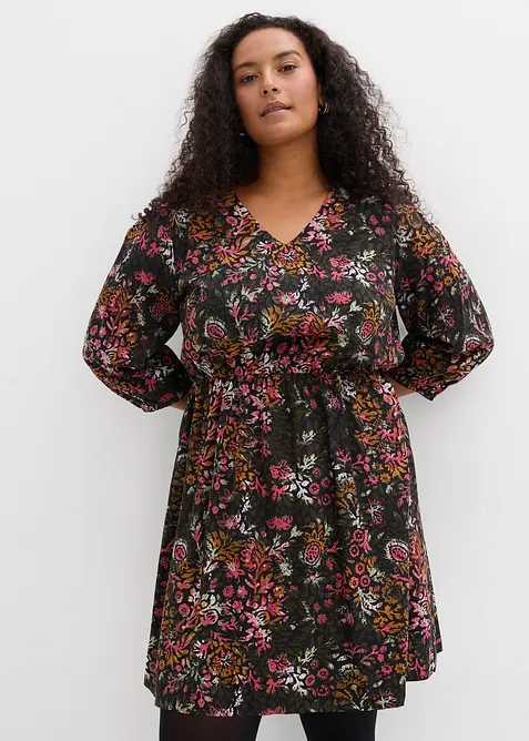 Tunikaklänning i mjuk viskos, bonprix