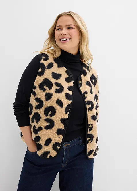 Väst i pälsimitation, bonprix