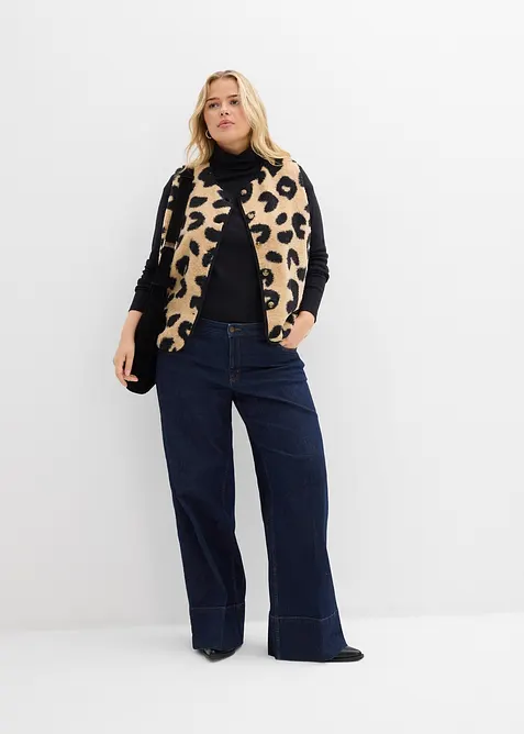 Väst i pälsimitation, bonprix