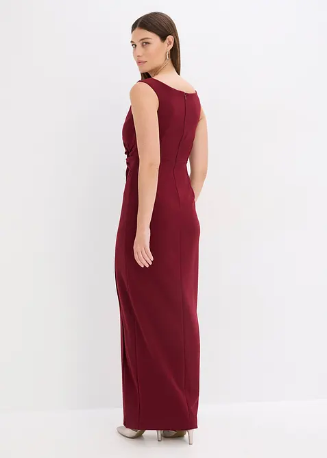 Singoallaklänning i kräppat material med struktur, bonprix