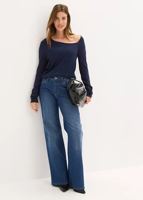 Tröja av mjuk viskosmix, bonprix