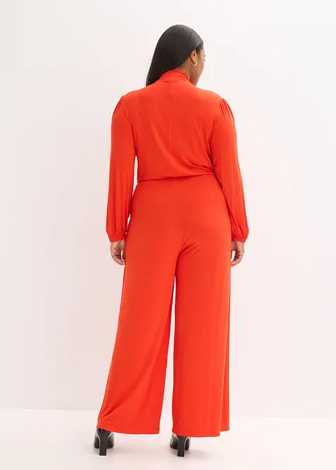Jumpsuit i följsam viskosmix, bonprix