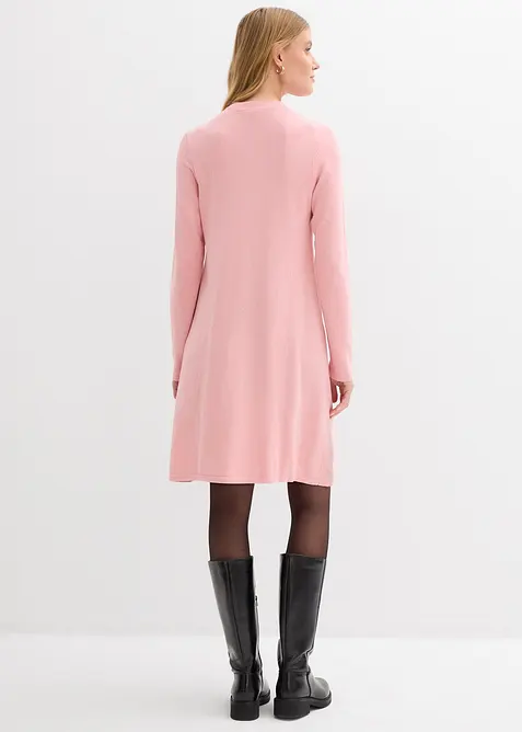 Stickad klänning i A-linjemodell, bonprix