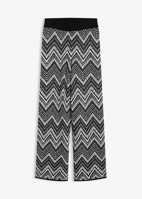 Stickad byxa, bonprix