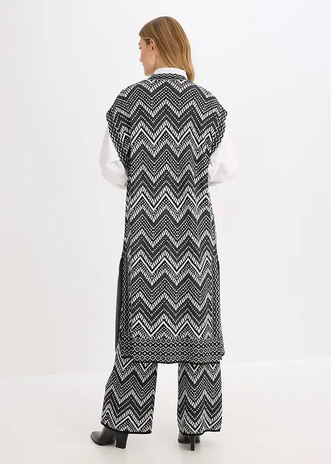 Stickad väst, bonprix