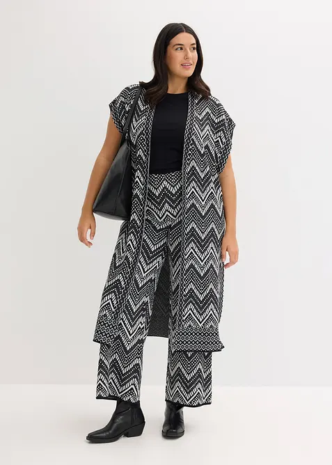 Stickad väst, bonprix