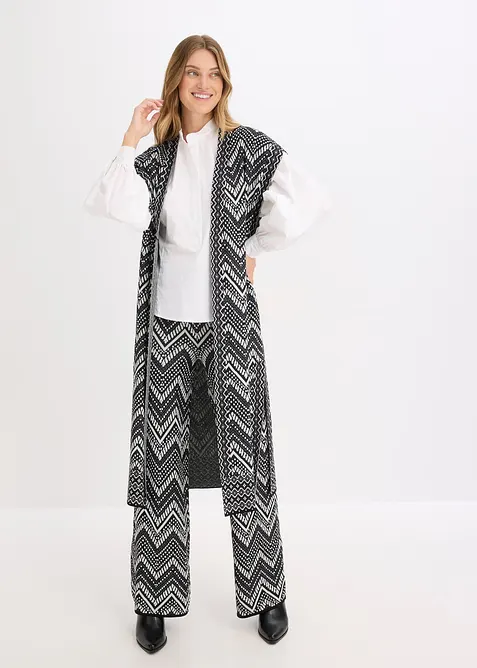 Stickad väst, bonprix