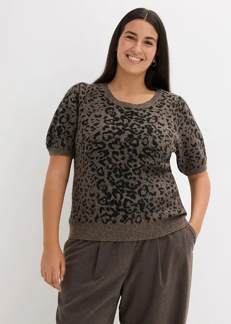 Tröja med ballongärmar, bonprix