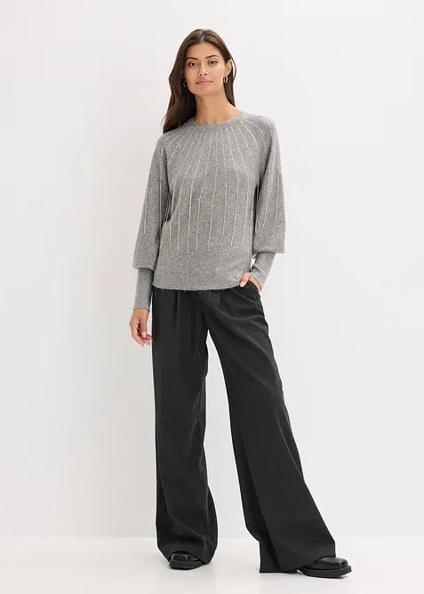 Tröja med strassapplikation, bonprix