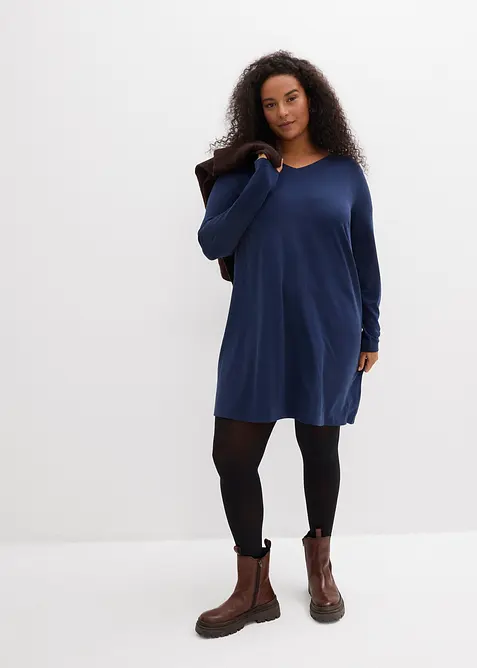 Kl&auml;nning av viskosmix med mjukt fall, bonprix