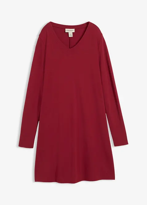 Klänning av viskosmix med mjukt fall, bonprix