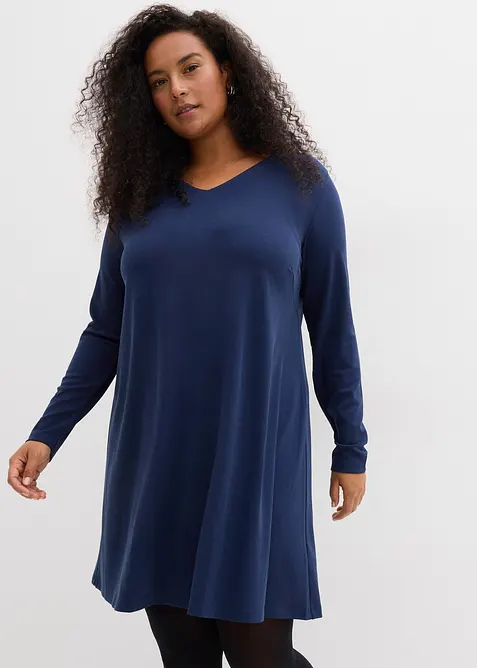 Kl&auml;nning av viskosmix med mjukt fall, bonprix