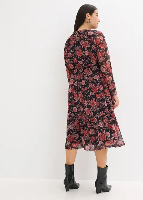 Midikl&auml;nning av mjuk mesh, bonprix