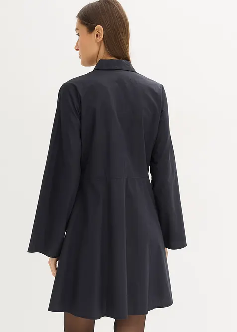 Skjortklänning i ren bomull, bonprix