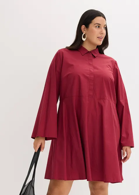 Skjortkl&auml;nning i ren bomull, bonprix