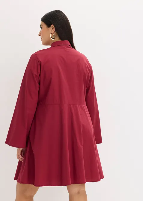 Skjortkl&auml;nning i ren bomull, bonprix