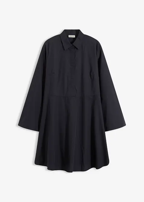 Skjortklänning i ren bomull, bonprix