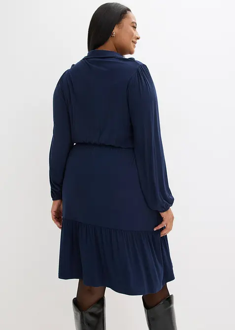 Jerseykl&auml;nning av viskosmix, bonprix