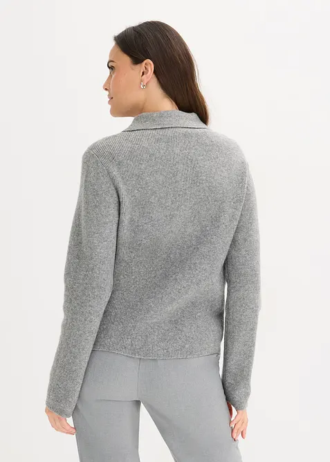 Tröja med snygg krage, bonprix