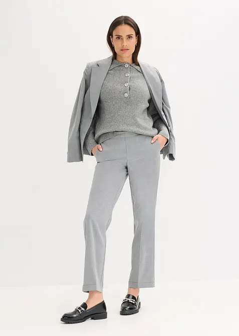 Tröja med snygg krage, bonprix