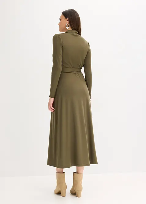 Skjortklänning med viskos, bonprix