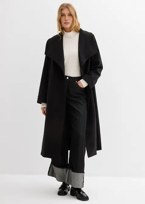 Polotröja i mjuk bomull med en andel kashmir, bonprix