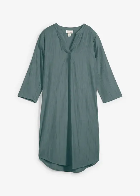 Tunikaklänning i viskosmix med struktur, bonprix