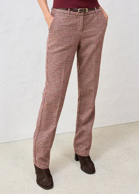 Byxa av mjuk yllemix, bonprix