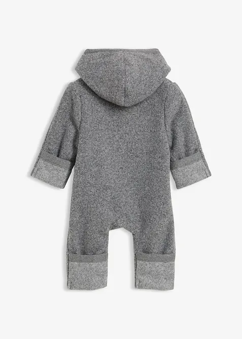 Jumpsuit med yllelook, bonprix