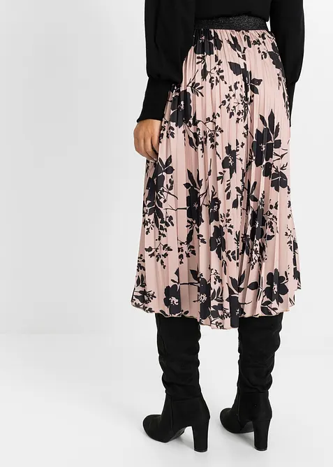 M&ouml;nstrad plisserad kjol, bonprix