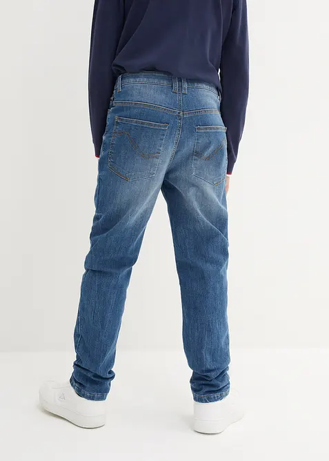 Termojeans med avsmalnande ben för barn, Slim Fit, bonprix