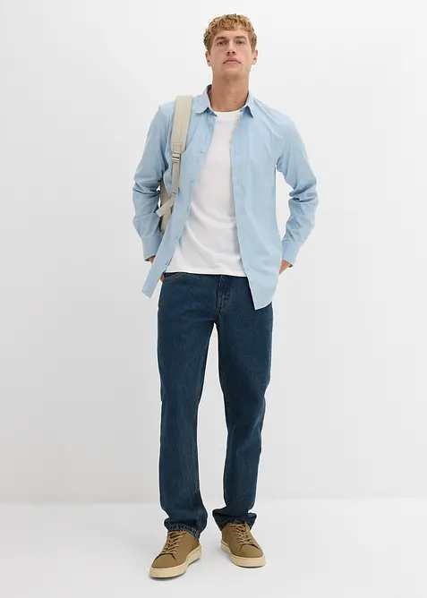 Stretchskjorta, Slim Fit, bonprix