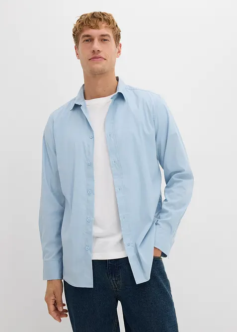Stretchskjorta, Slim Fit, bonprix
