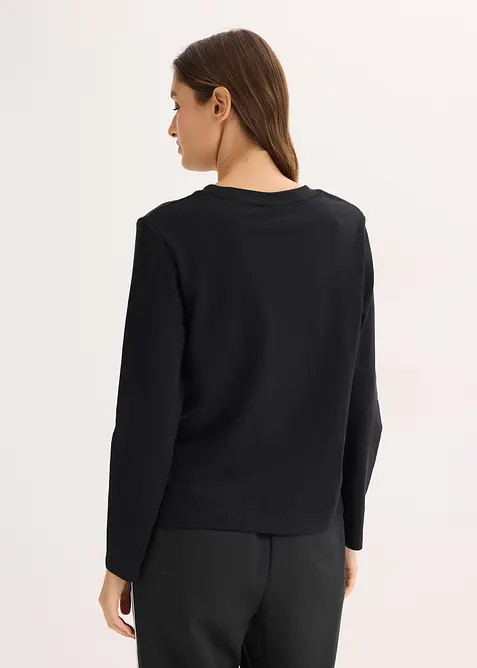 L&aring;ng&auml;rmad topp av ekologisk bomull, bonprix