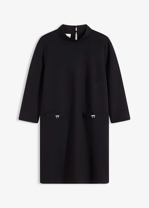 Miniklänning i följsam viskosmix, bonprix