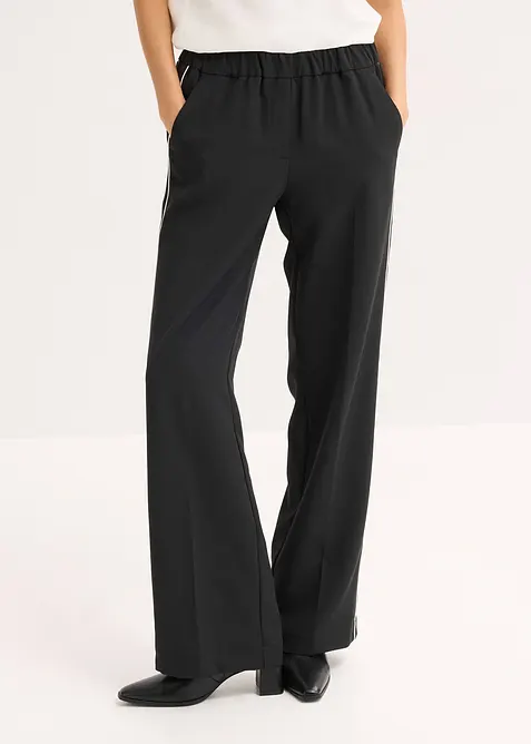 Palazzobyxa med dekorr&auml;nder, bonprix