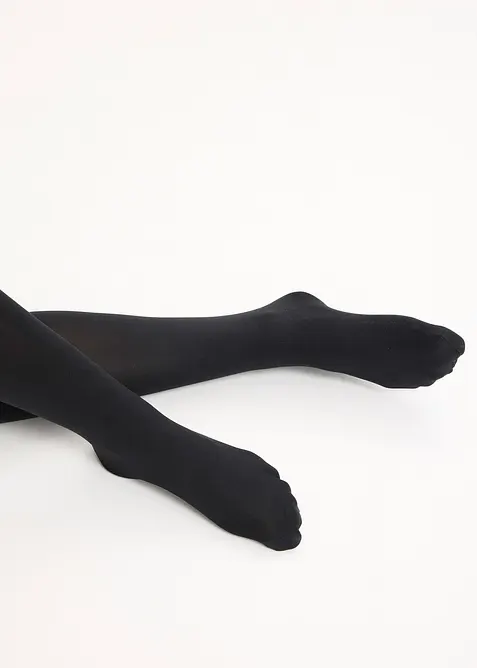 Formande ogenomskinlig strumpbyxa med Belly Control och mjuk midja, 80 DEN, bonprix