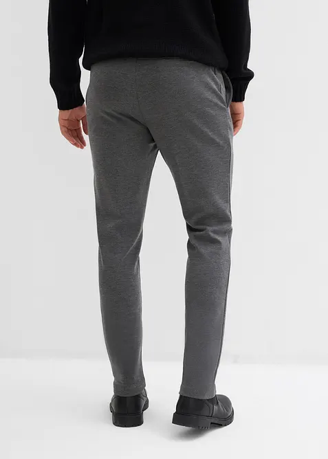 Elegant dra på-byxa med stretch, Slim Fit, bonprix