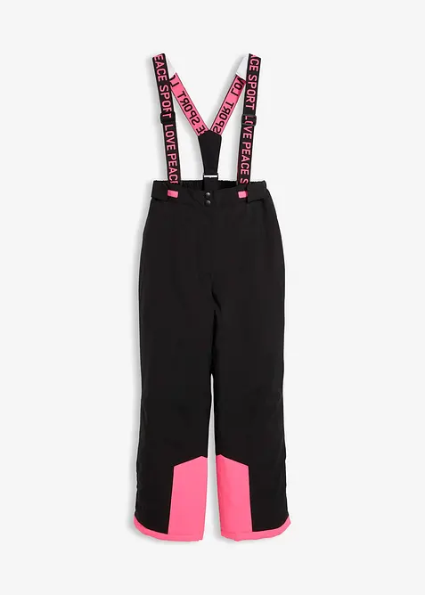 Skidbyxa med avtagbara hänglsen, vattentät, bonprix