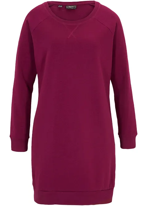 Klänning av mjuk frotté, bonprix