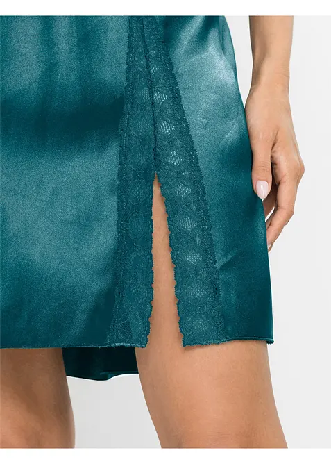 Negligé i satin, bonprix