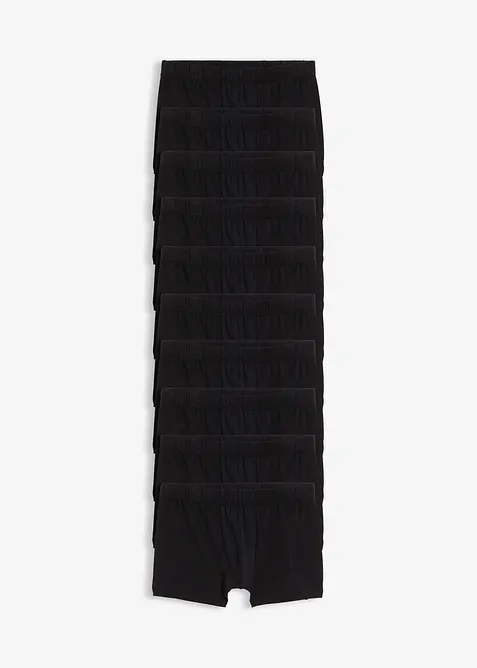 Boxershorts med bomull (10-pack) tajt modell, bonprix