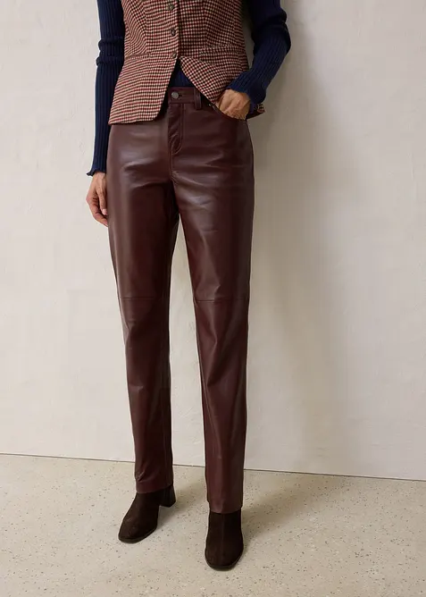 Skinnbyxa i lammnappa, bonprix