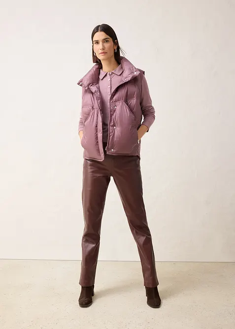 Dunväst med återvunnet dun, bonprix