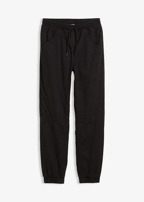 Dra p&aring;-jeans med jerseyfoder, Regular Fit, bonprix